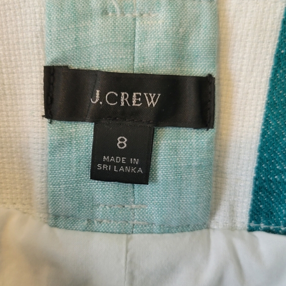 J. Crew Linen Paper Bag High Waist Belted Cabana Pants - Picture 7 of 7